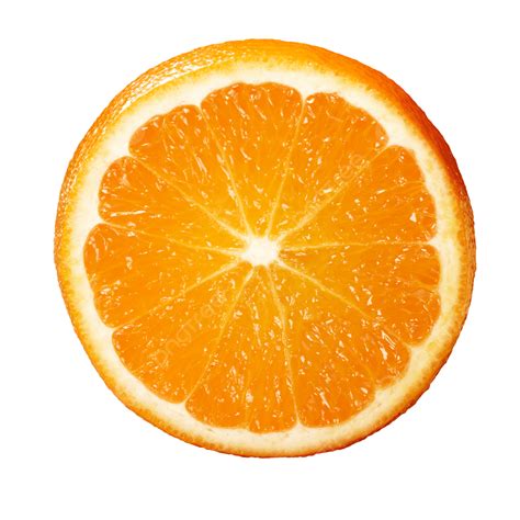 Orange Fruit Healthy Vegetarian Half Orange Clipping Path Background