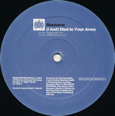 Resource I Just Died In Your Arms Releases Discogs