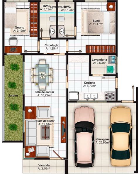 Planos De Casas Modernas De 10 X 20