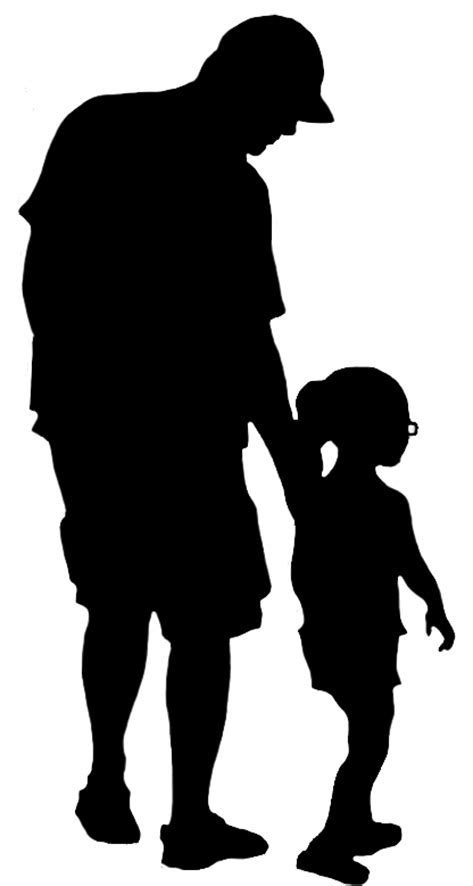 People Silhouette White Png