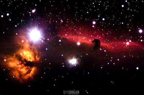 A Horsehead And Flame Amateur Photo Reveals Nebula Double Feature Space