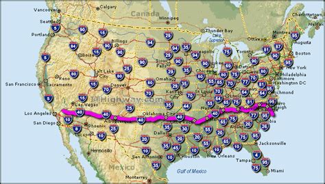 I 40 Interstate 40 Road Maps Traffic News Voyage