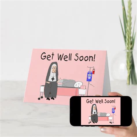 Nun Get Well Soon Card Zazzle