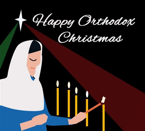 Happy Orthodox Christmas Candles Free Orthodox Christmas
