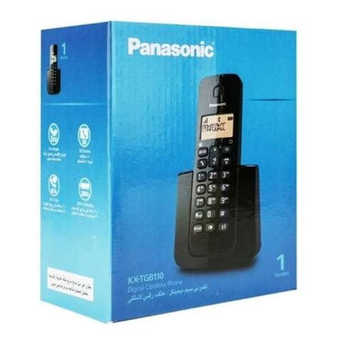 Jual Panasonic Wireless Kx Tgb110 Black New Models Tgb110 Shopee