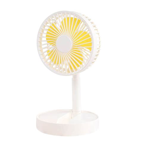 Battery Operated Portable Foldable Standing Fan Rechargeable Usb