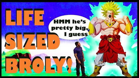 We did not find results for: Life Size Broly The Legendary Super Saiyan! from Dragon Ball Z (also Goku!) - YouTube