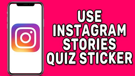 How To Use Instagram Stories Quiz Sticker Youtube
