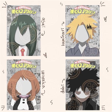 My Hero Academia Manga Panel Minimal Posters85 X 11 Etsy