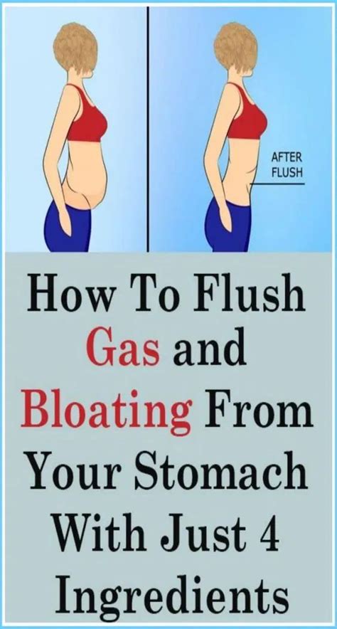 Flush Bloating And Gas From The Stomach With Only Four Ingredients Do It Smart Bloating