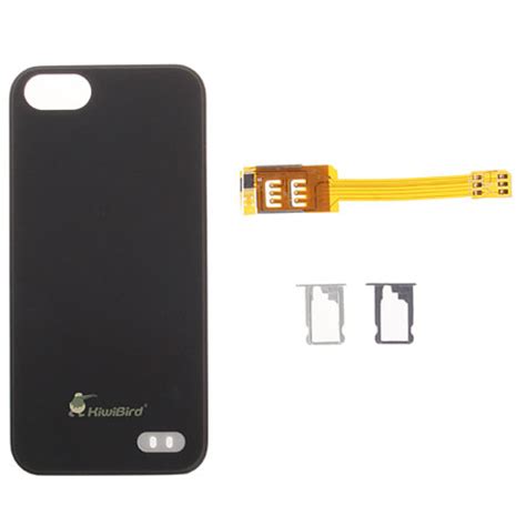 We did not find results for: Dual SIM Card Adapter With Case for iPhone 5S / 5 - Black