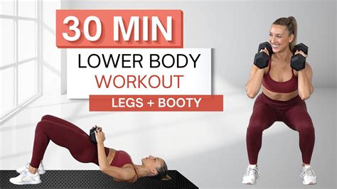 Min Lower Body Workout With Weights And Without Warm Up And