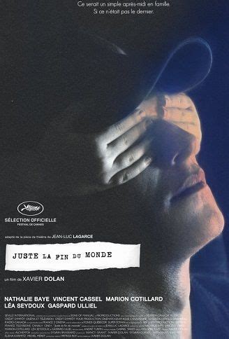 This is juste la fin du monde by académie des césar on vimeo, the home for high quality videos and the people who love them. http://www.cinestranger.com/2016/09/juste-la-fin-du-monde ...