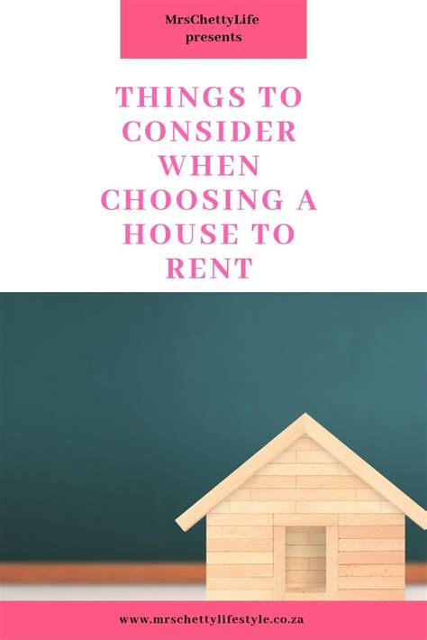 Choosing A House To Rent Renting A House Rent House