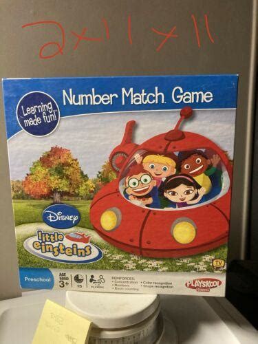 Little Einsteins Number Match Game Disney Playskool Hasbro 2008