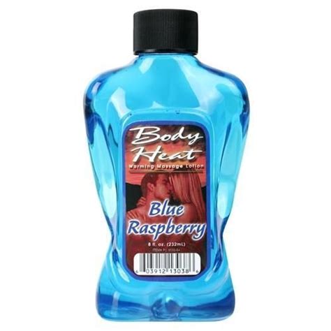 body heat warming massage lotion 8 fl oz blue raspberry massage lotion lotion massage oil