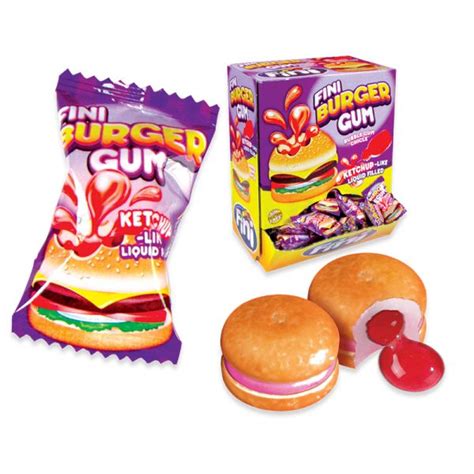 Fini Burger Bubble Gum Sweets Shop Uk