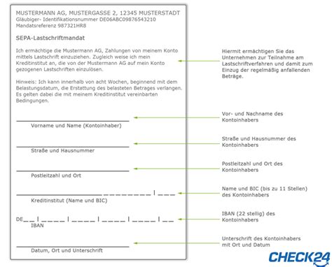 Hier finden sie die vorlagen für das avery zweckform sepa überweisungsformular. So funktioniert die SEPA-Lastschrift | CHECK24