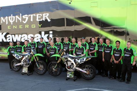 Team Photo Kawasaki Team Intros Motocross Pictures Vital Mx