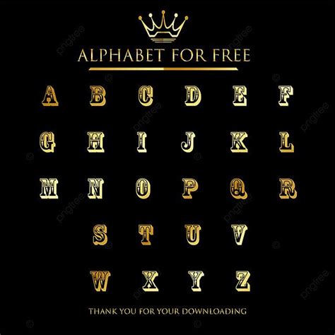 Alphabet Letters Vector Art Png Alphabet Letters Gold Alphabet