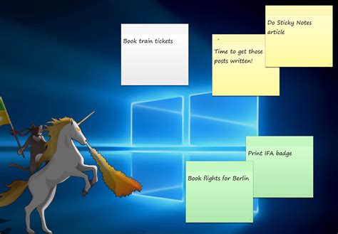 Something almost identical is present in windows 8/8.1. How to use the Sticky Notes app in Windows 10
