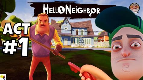 Hello Neighbor Act 1 Walkthrough Gameplay Nintendo Switch Youtube