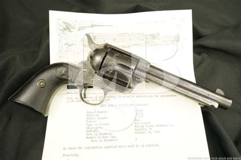 Houston Tx Colt 1st Gen Single Action Army Saa 32 20 Wcf Revolver 1905