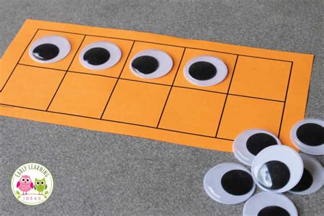 One-to-One Correspondence Activities with a Five or Ten Frame [free