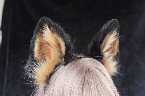 Handmade Black Animal Ears German Shepherd Headband German Etsy