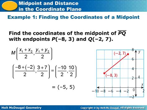 Ppt Midpoint And Distance In The Coordinate Plane Powerpoint