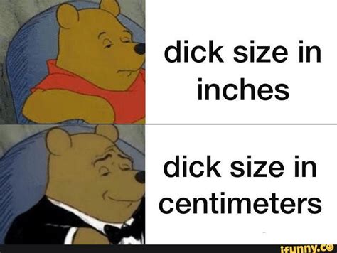 Dick Size In Inches Dick Size In Centimeters Ifunny