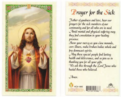 Prayer for protection of a sick friend loving shepherd, please protect my sick friend today. Prayer for the Sick Prayer Card