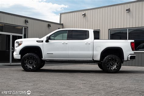 Lifted 2019 Gmc Sierra 1500 With 22×12 Fuel Contra Wheels And 7 Inch