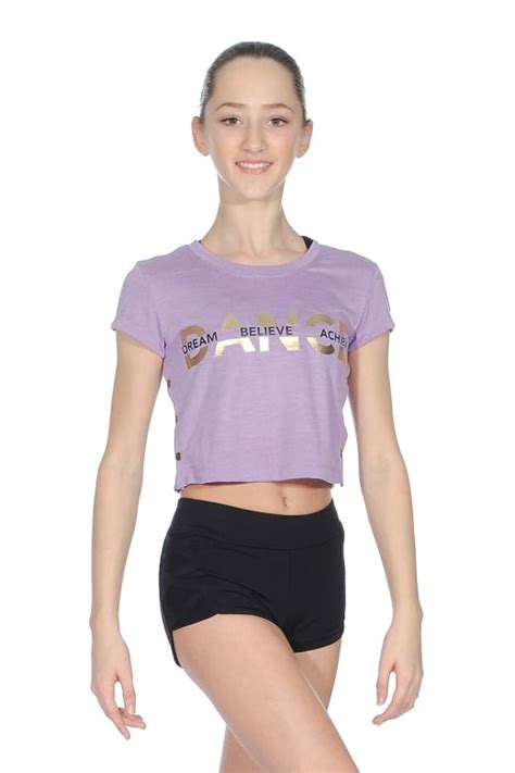 Crop T Shirt For Girls From Bloch Dancewear Central