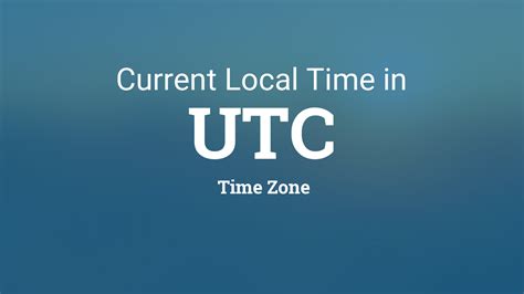 Chart World Utc Time Zone Map