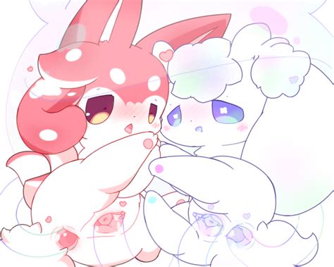 Rule 34 Alolan Vulpix Anal Anal Sex Double Penetration Duo Female Female Penetrated Feral
