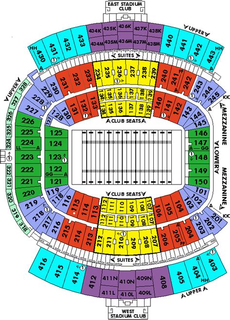 Seating Chart Jacksonville Jaguars Tickets