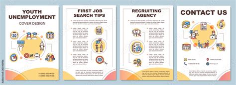 Youth Unemployment Brochure Template Recruitment Agency Flyer Booklet