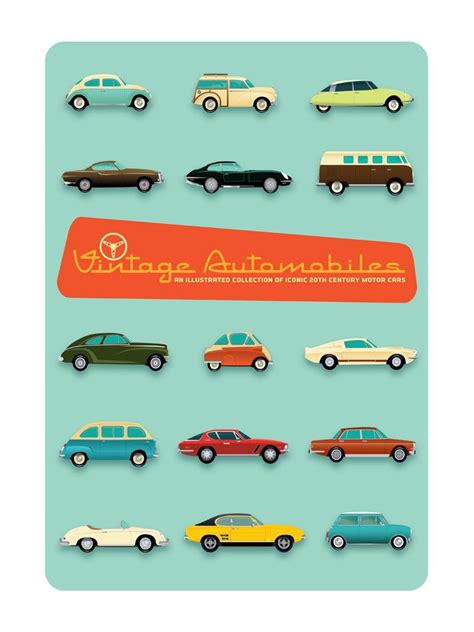Vintage Automobiles Graphic Design Typography Graphic Design