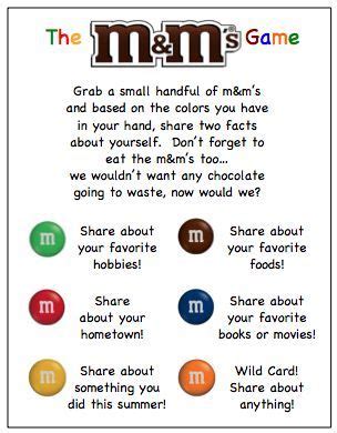 Where are you joining from? m&m ice breaker game - Google Search … | Ice breakers ...