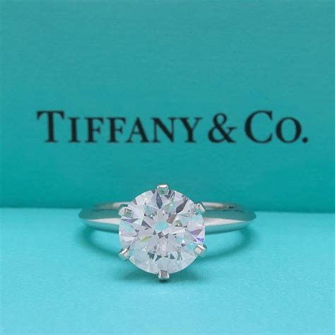 We're proud to build on that legacy as the leader in diamond traceability with responsibly sourced, expertly crafted diamond rings that celebrate love in all its forms. Tiffany & Co. H Round Diamond 2.55 Cts Vvs2 Platinum Engagement Ring - Tradesy