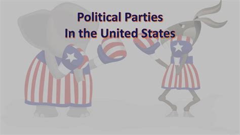 Ppt Political Parties In The United States Powerpoint Presentation