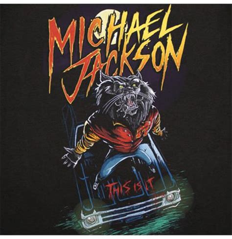 Official MICHAEL JACKSON Werecat Thriller T Shirt Buy Online On Offer