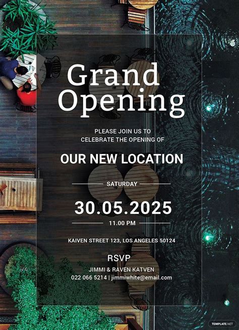 Restaurant Grand Opening Invitation Template Download In Word