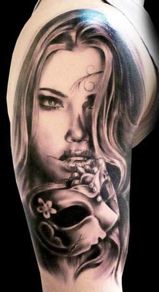 Pin On Woman Face Tattoo
