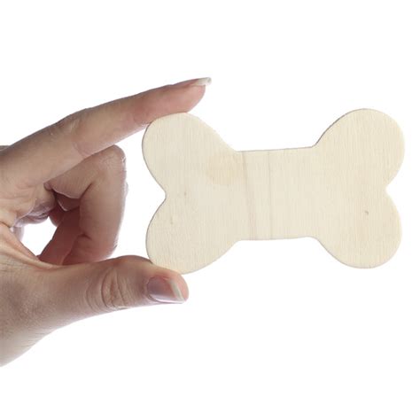Unfinished Wood Dog Bone Cutout All Wood Cutouts Wood Crafts