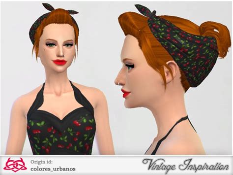 My Everyday Pinup Hairstyle 02 The Sims 4 Catalog