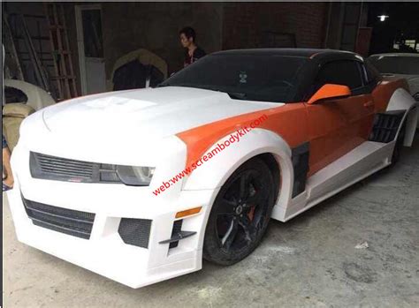 Camaro Wide Body Kit Front Bumper After Bumper Hood Side Skirts Wing