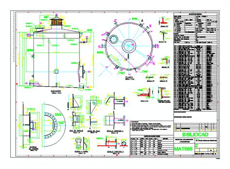 Staged construction of an api 650 tank on a settling foundation. Tank Api DWG Detail for AutoCAD - Designs CAD