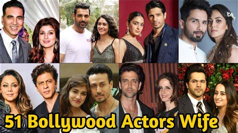 51 Bollywood Actors Wife 2021 Most Beautiful Wives Of Bollywood Superstars Youtube